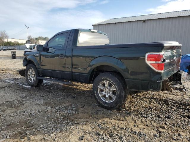 1FTMF1CM3EFC96835 - 2014 FORD F150 GREEN photo 2