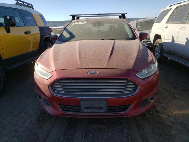 3FA6P0SU0ER142044 - 2014 FORD FUSION TITANIUM PHEV RED photo 5