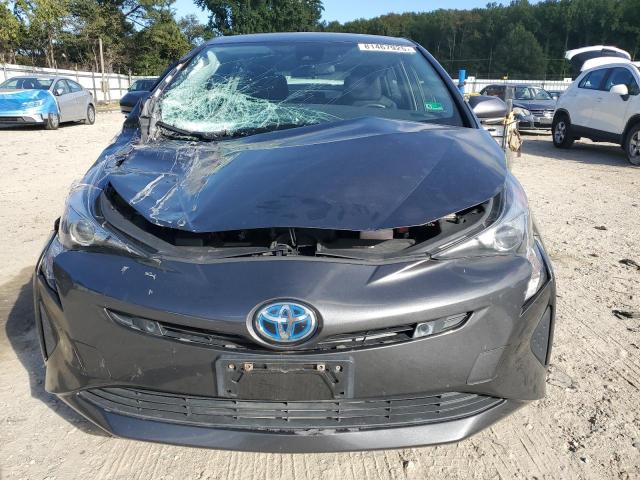 JTDKBRFU4H3043901 - 2017 TOYOTA PRIUS GRAY photo 5