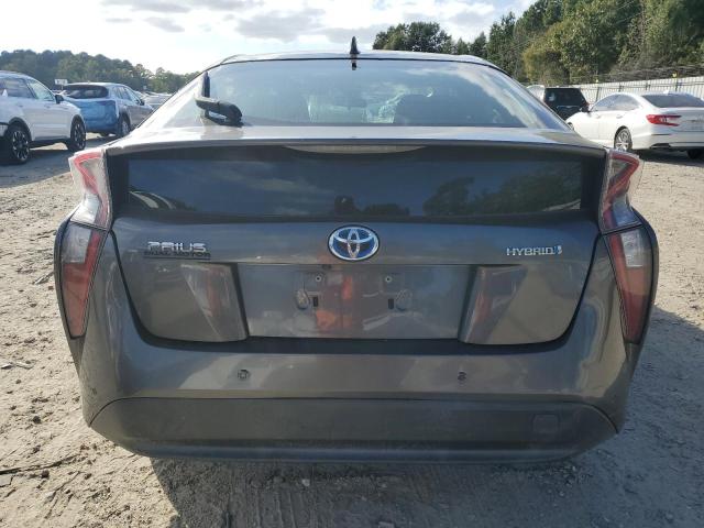 JTDKBRFU4H3043901 - 2017 TOYOTA PRIUS GRAY photo 6