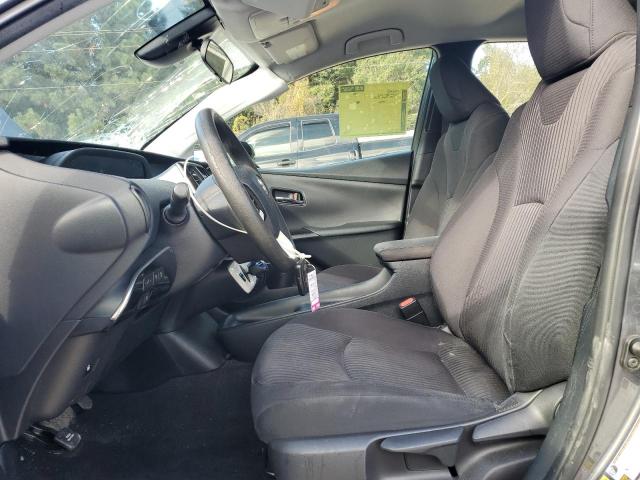 JTDKBRFU4H3043901 - 2017 TOYOTA PRIUS GRAY photo 7