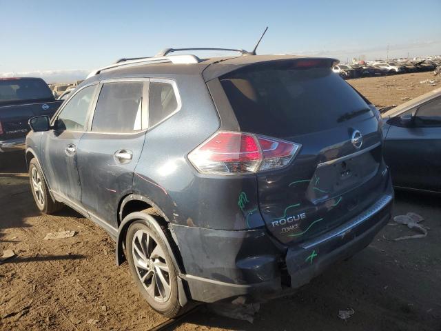 5N1AT2MVXFC918225 - 2015 NISSAN ROGUE S BLUE photo 2