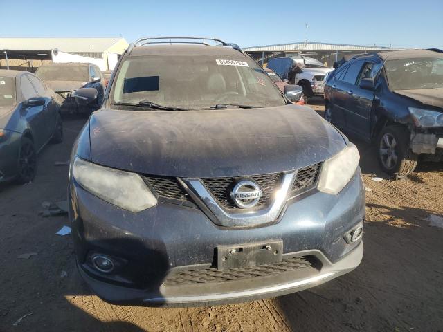 5N1AT2MVXFC918225 - 2015 NISSAN ROGUE S BLUE photo 5