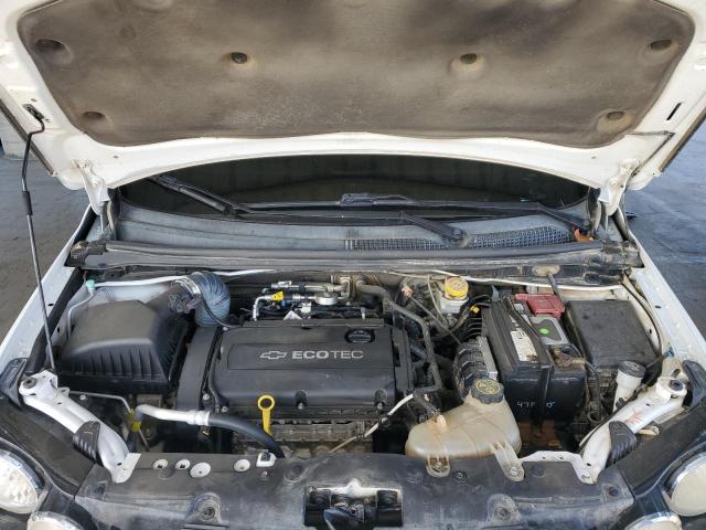 1G1JC5SH4E4162542 - 2014 CHEVROLET SONIC LT WHITE photo 11