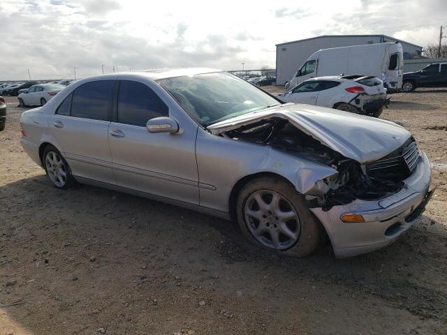 WDBNG83J35A455574 - 2005 MERCEDES-BENZ S 430 4MATIC SILVER photo 4