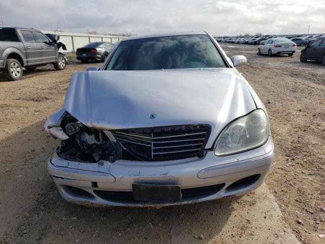 WDBNG83J35A455574 - 2005 MERCEDES-BENZ S 430 4MATIC SILVER photo 5