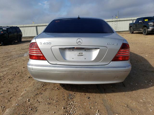 WDBNG83J35A455574 - 2005 MERCEDES-BENZ S 430 4MATIC SILVER photo 6