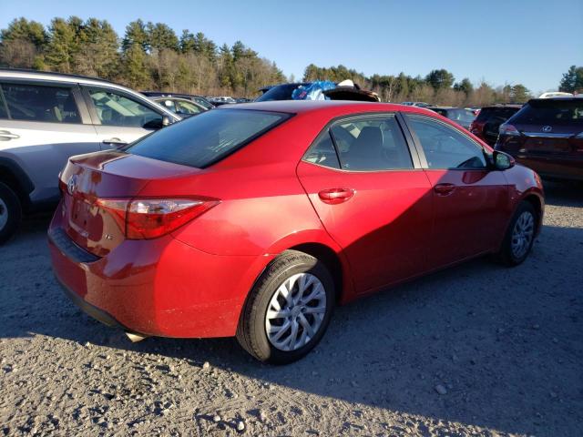 2T1BURHE3HC836274 - 2017 TOYOTA COROLLA L RED photo 3