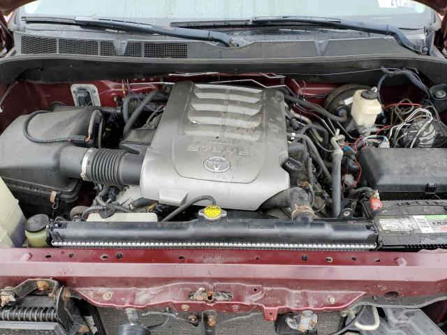 5TBBV54157S465674 - 2007 TOYOTA TUNDRA DOUBLE CAB SR5 MAROON photo 12