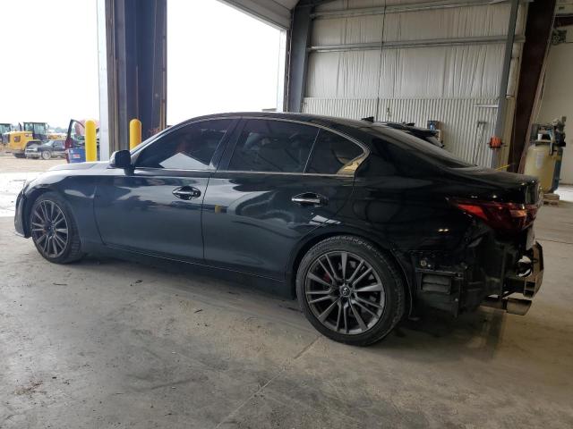 JN1EV7AP4KM513634 - 2019 INFINITI Q50 LUXE შავი ფოტო 2