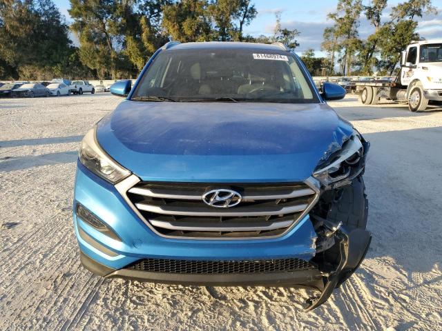 KM8J33A47HU473022 - 2017 HYUNDAI TUCSON LIMITED BLUE photo 5