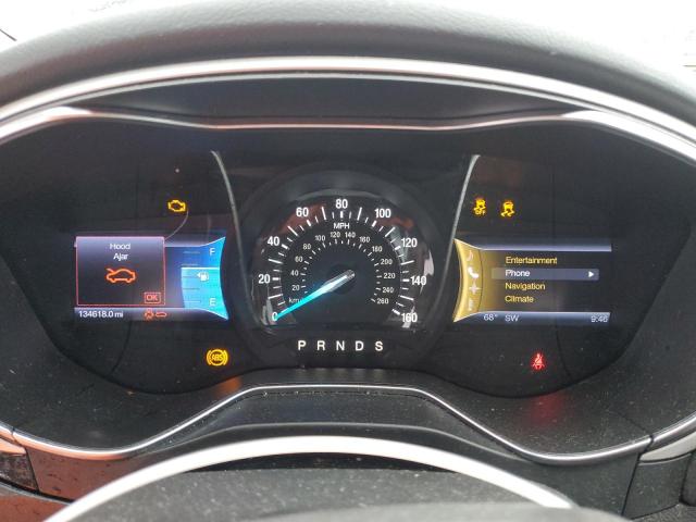 3FA6P0H76DR218513 - 2013 FORD FUSION SE SILVER photo 9