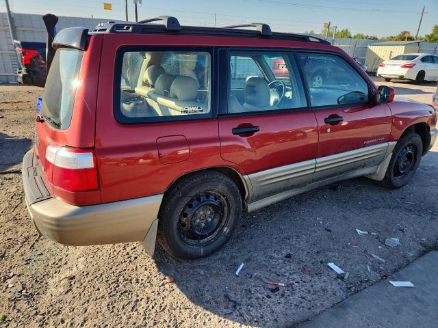JF1SF65581H728155 - 2001 SUBARU FORESTER S RED photo 3