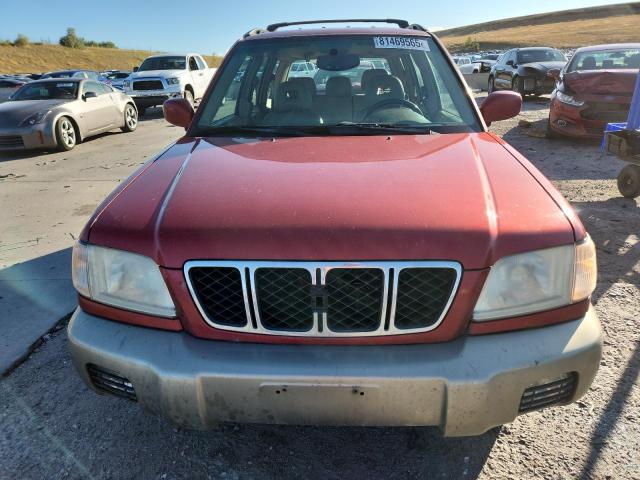 JF1SF65581H728155 - 2001 SUBARU FORESTER S RED photo 5