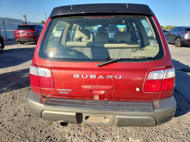 JF1SF65581H728155 - 2001 SUBARU FORESTER S RED photo 6
