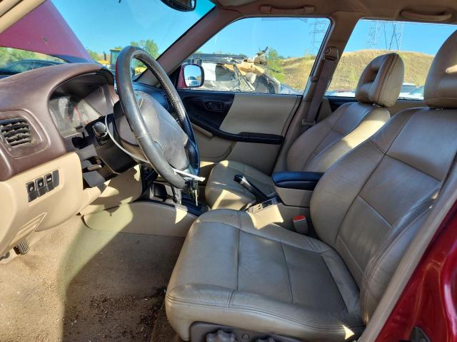JF1SF65581H728155 - 2001 SUBARU FORESTER S RED photo 7