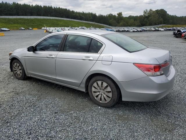 1HGCP2F39CA207265 - 2012 HONDA ACCORD LX ვერცხლისფერი ფოტო 2