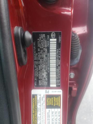 4T1BF1FK5GU583380 - 2016 TOYOTA CAMRY LE BURGUNDY photo 13