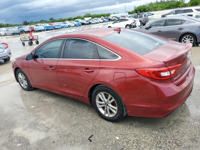 5NPE24AF6GH404248 - 2016 HYUNDAI SONATA SE 红色 照片 2