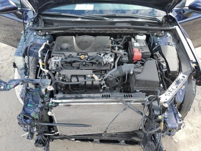 4T1G11AK9MU564032 - 2021 TOYOTA CAMRY SE BLUE photo 11