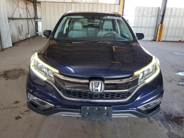 5J6RM3H77GL021123 - 2016 HONDA CR-V EXL BLUE photo 5