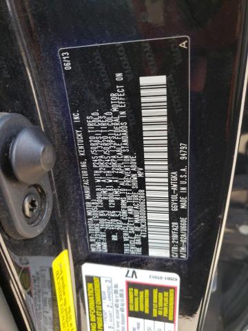 4T3ZK3BB0DU062808 - 2013 TOYOTA VENZA LE შავი ფოტო 13