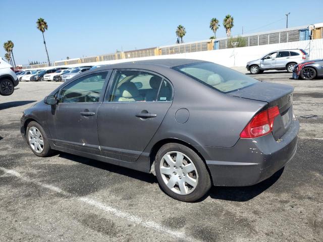 1HGFA16567L013314 - 2007 HONDA CIVIC LX Szary zdjęcie 2