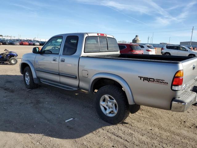 5TBBT44184S440585 - 2004 TOYOTA TUNDRA ACCESS CAB SR5 GRAY photo 2