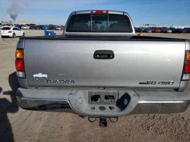 5TBBT44184S440585 - 2004 TOYOTA TUNDRA ACCESS CAB SR5 GRAY photo 6