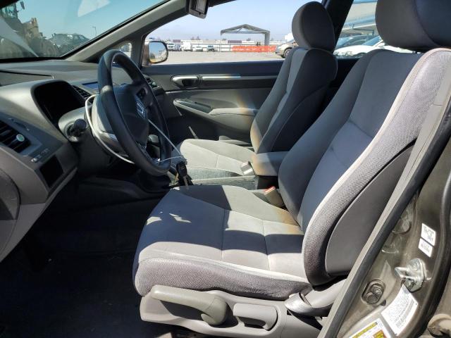 2HGFA16898H508017 - 2008 HONDA CIVIC EX GRAY photo 7