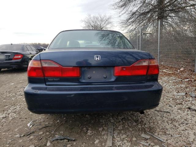 1HGCG6682YA013672 - 2000 HONDA ACCORD EX BLUE photo 6