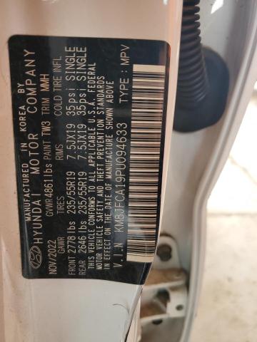 KM8JFCA19PU094633 - 2023 HYUNDAI TUCSON SEL CONVENIENCE WHITE photo 13