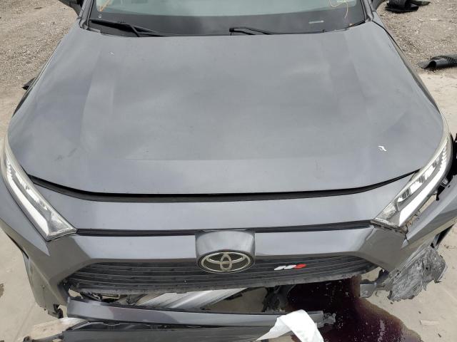 JTMW1RFVXKD500225 - 2019 TOYOTA RAV4 XLE CHARCOAL photo 12