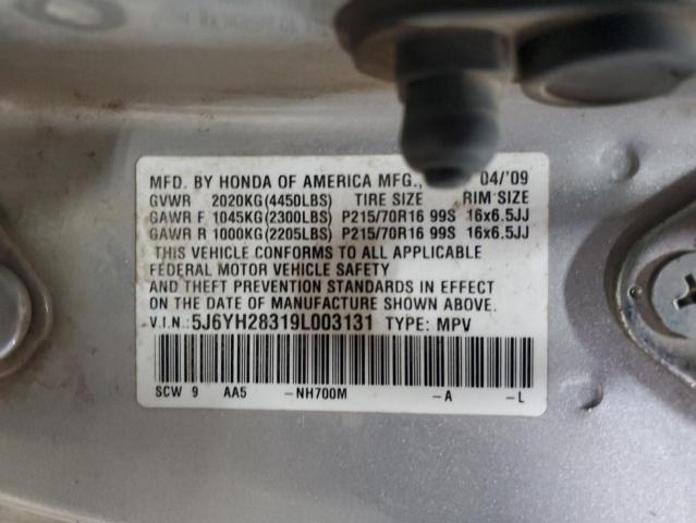 5J6YH28319L003131 - 2009 HONDA ELEMENT LX Gümüş foto 13