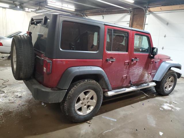 1C4HJWDG1DL589235 - 2013 JEEP WRANGLER U SPORT BURGUNDY photo 3