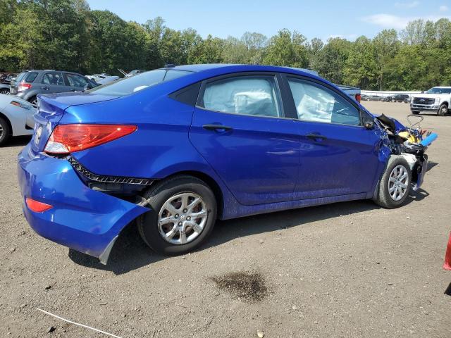 KMHCT4AE0CU113946 - 2012 HYUNDAI ACCENT GLS 蓝色 照片 3