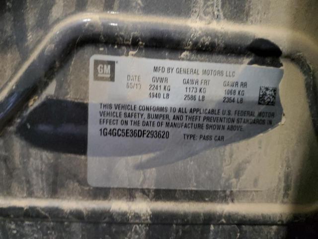 1G4GC5E36DF293620 - 2013 BUICK LACROSSE Grau Foto 13