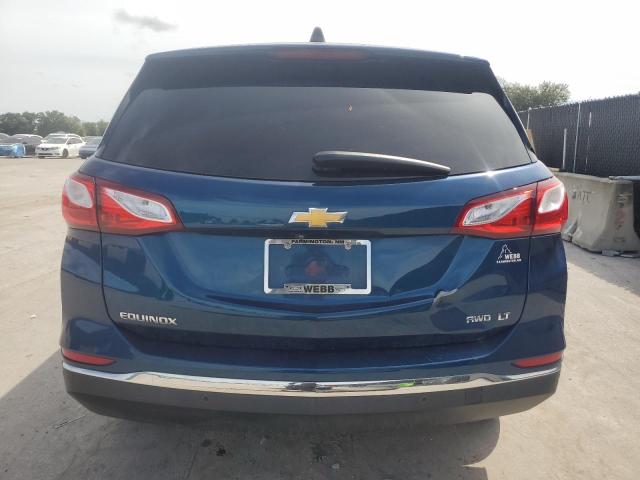 3GNAXUEV6ML388959 - 2021 CHEVROLET EQUINOX LT Синій фото 6