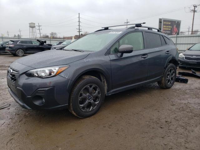 JF2GTHRC7PH229967 - 2023 SUBARU CROSSTREK SPORT GRAY photo 1