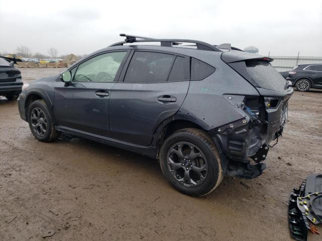 JF2GTHRC7PH229967 - 2023 SUBARU CROSSTREK SPORT GRAY photo 2