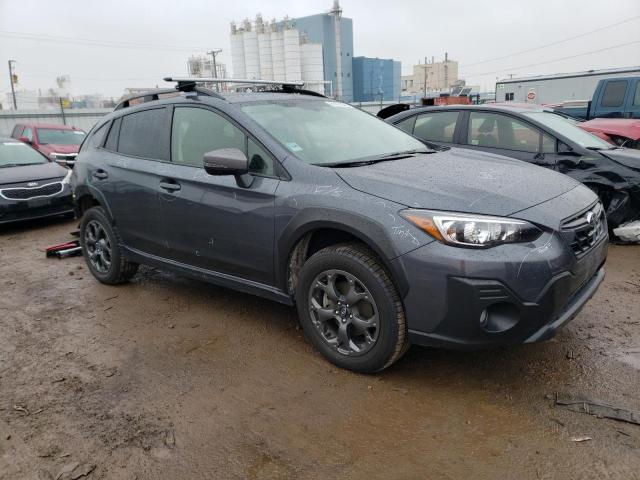 JF2GTHRC7PH229967 - 2023 SUBARU CROSSTREK SPORT GRAY photo 4