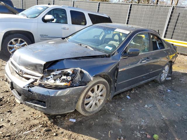 1HGCM66337A005060 - 2007 HONDA ACCORD LX GRAY photo 1