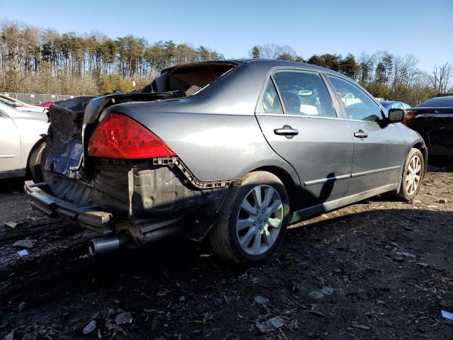 1HGCM66337A005060 - 2007 HONDA ACCORD LX GRAY photo 3