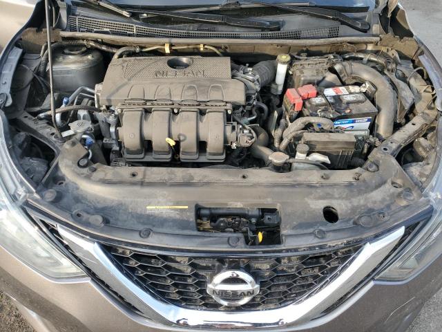3N1AB7AP9KY398131 - 2019 NISSAN SENTRA S Մոխրագույն լուսանկար 11