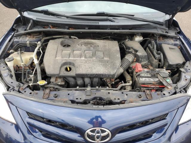 2T1BU4EE9DC029047 - 2013 TOYOTA COROLLA BASE Niebieski zdjęcie 11