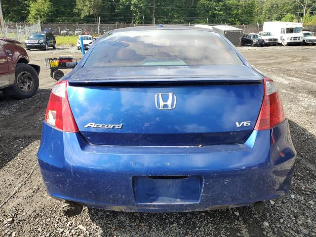 1HGCS22809A006993 - 2009 HONDA ACCORD EXL ლურჯი ფოტო 6