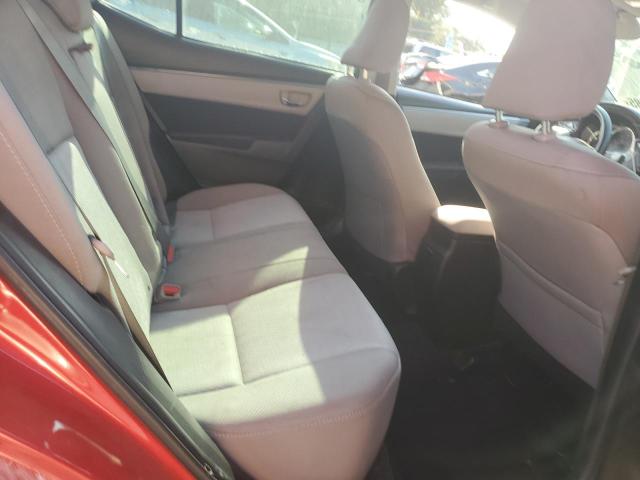 5YFBURHE4GP566891 - 2016 TOYOTA COROLLA L RED photo 10