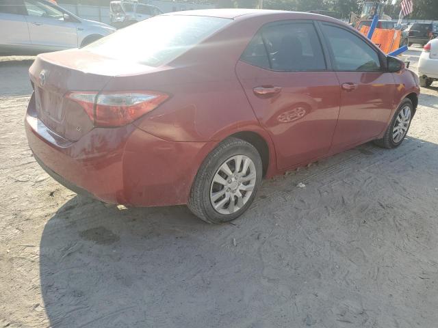 5YFBURHE4GP566891 - 2016 TOYOTA COROLLA L RED photo 3