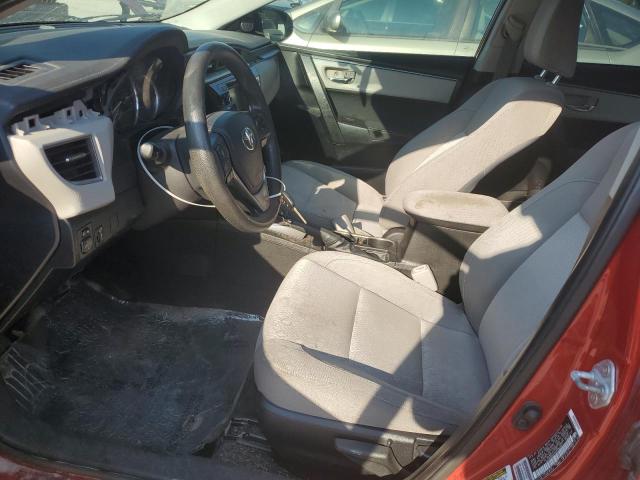 5YFBURHE4GP566891 - 2016 TOYOTA COROLLA L RED photo 7