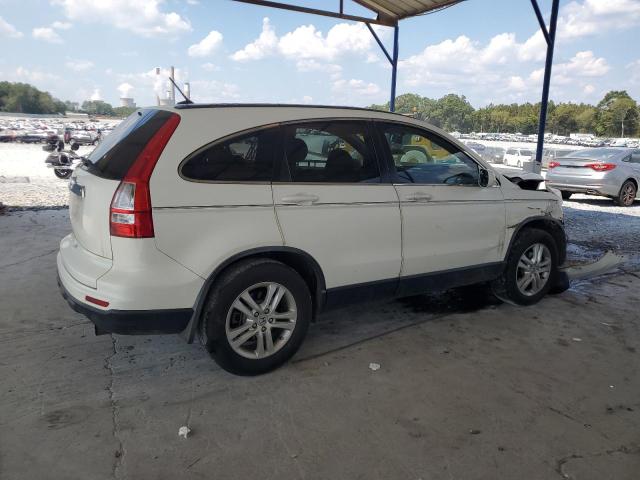 JHLRE3H73AC006096 - 2010 HONDA CR-V EXL WHITE photo 3